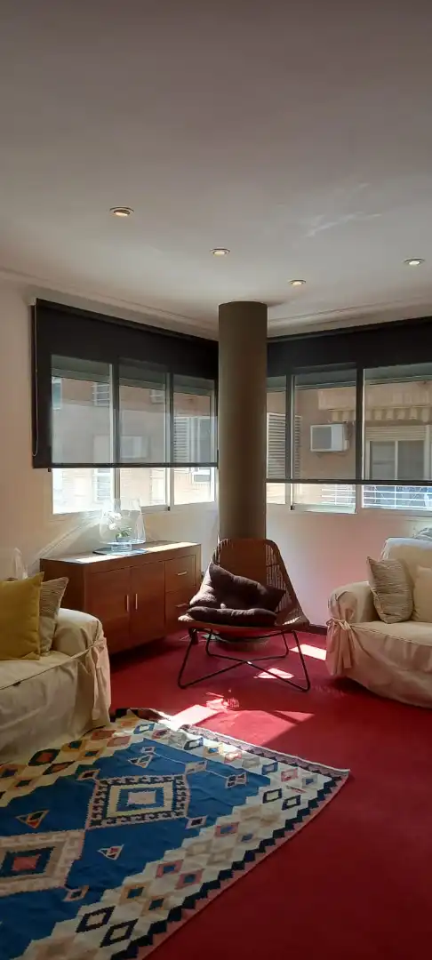 Schlafzimmer von Wohnung zur Miete in Sagunto / Sagunt mit Klimaanlage, Heizung und Möbliert