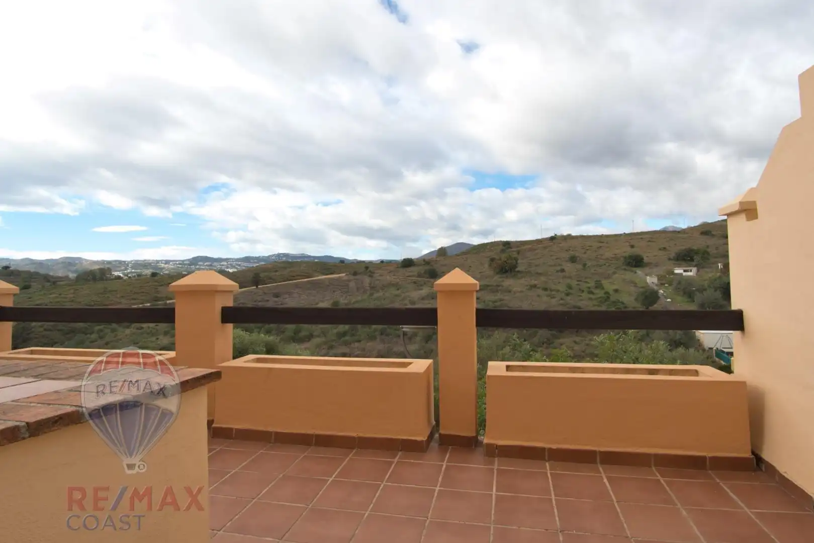 Terrace of Detached homes for sale in Mijas  with Air Conditioner, Heating and Private garden