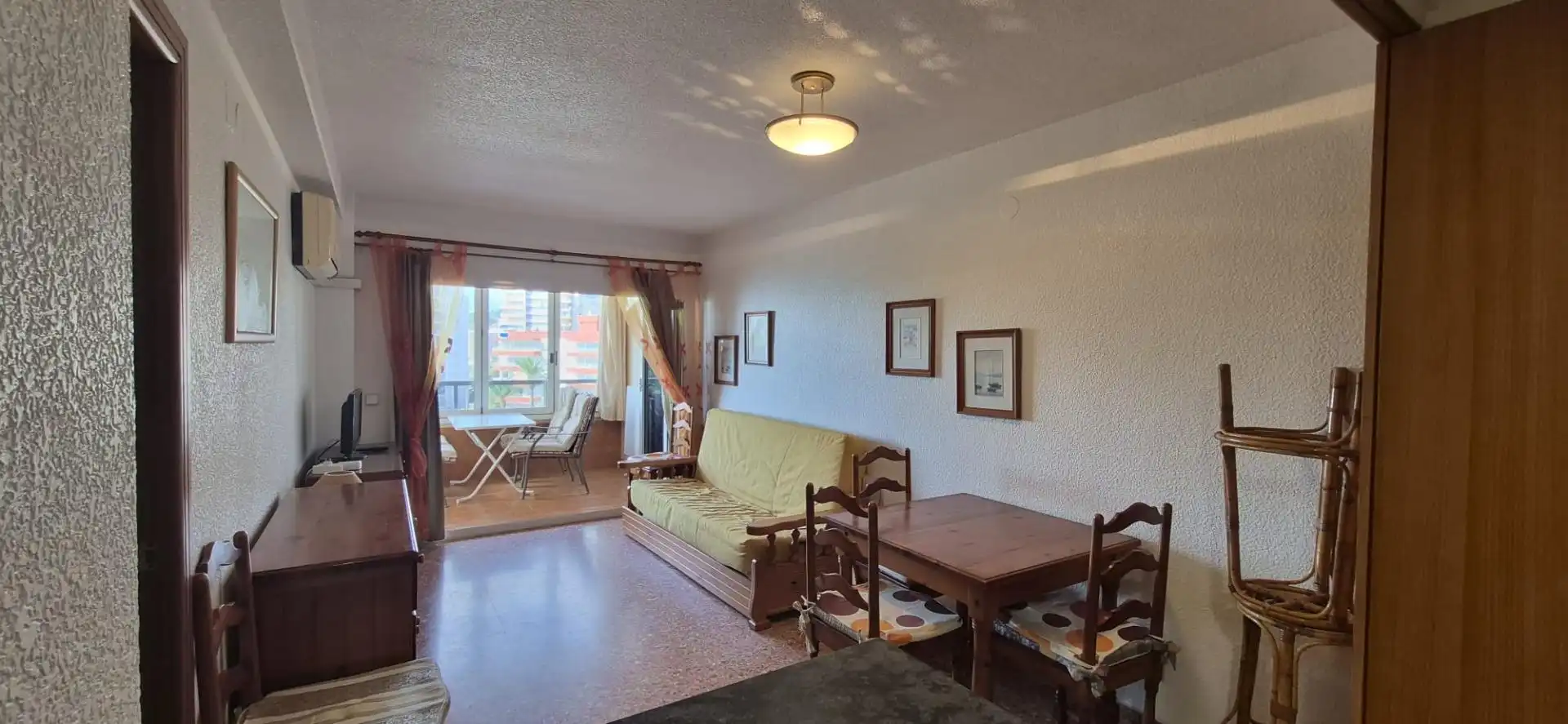Living room of Flat for rent in Cullera  with Air Conditioner, Terrace and Furnished