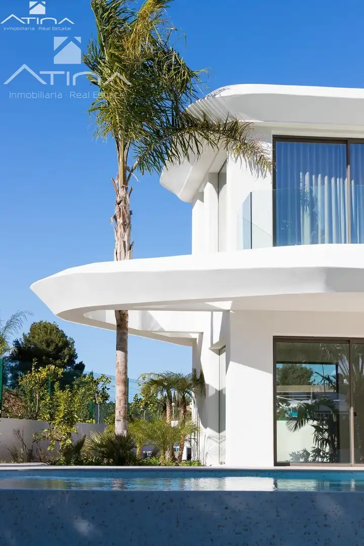 Exterior view of Houses for sale in Jávea / Xàbia  with Air Conditioner, Heating and Private garden