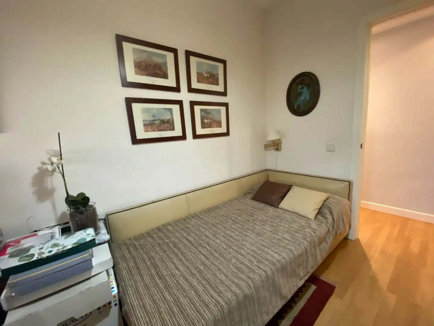 Schlafzimmer von Dachboden zum Verkauf in  Madrid Capital mit Klimaanlage und Terrasse