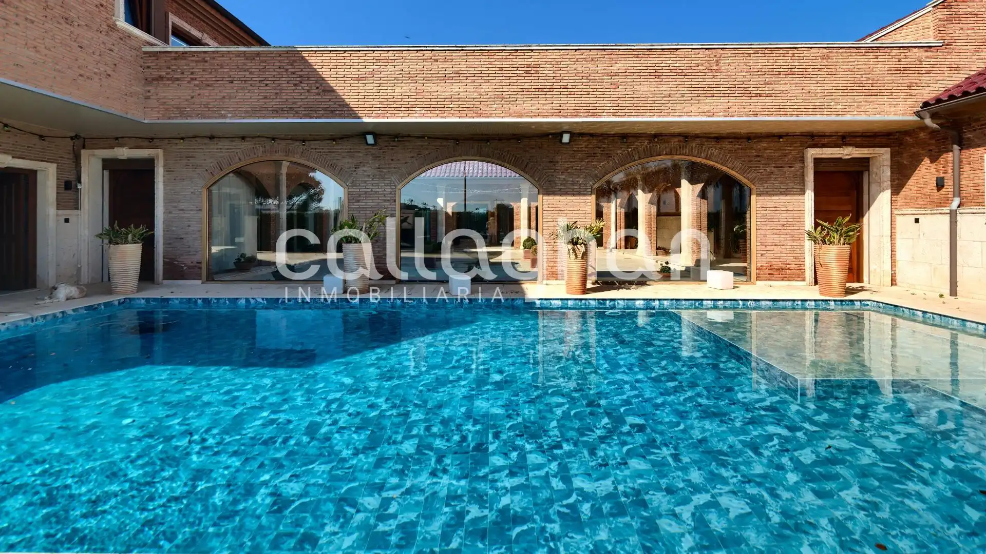 Piscina de Casa o xalet en venda en Burriana / Borriana amb Aire condicionat, Calefacció i Jardí privat