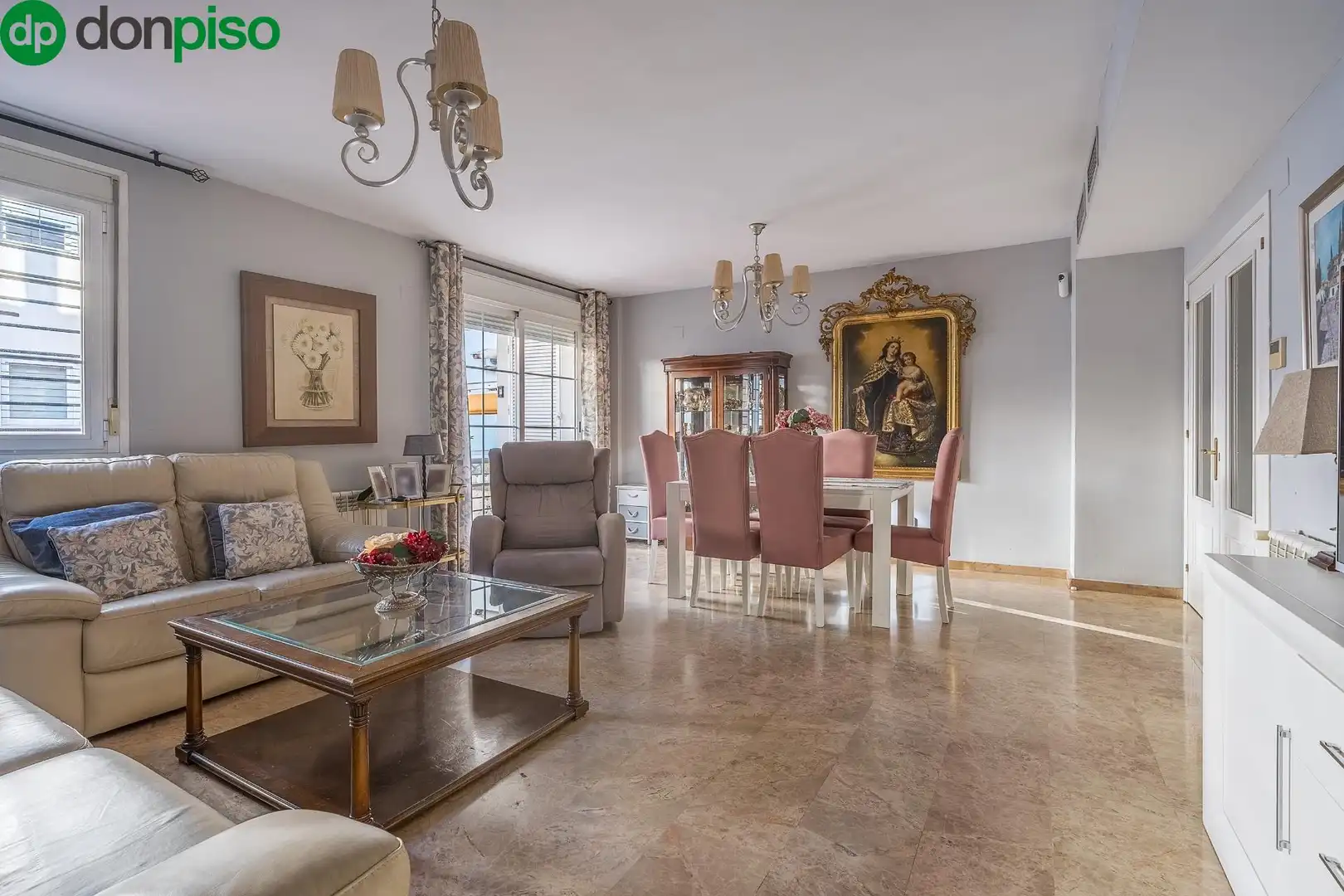 Dining room of Detached homes for sale in Armilla  with Air Conditioner, Terrace and Balcony