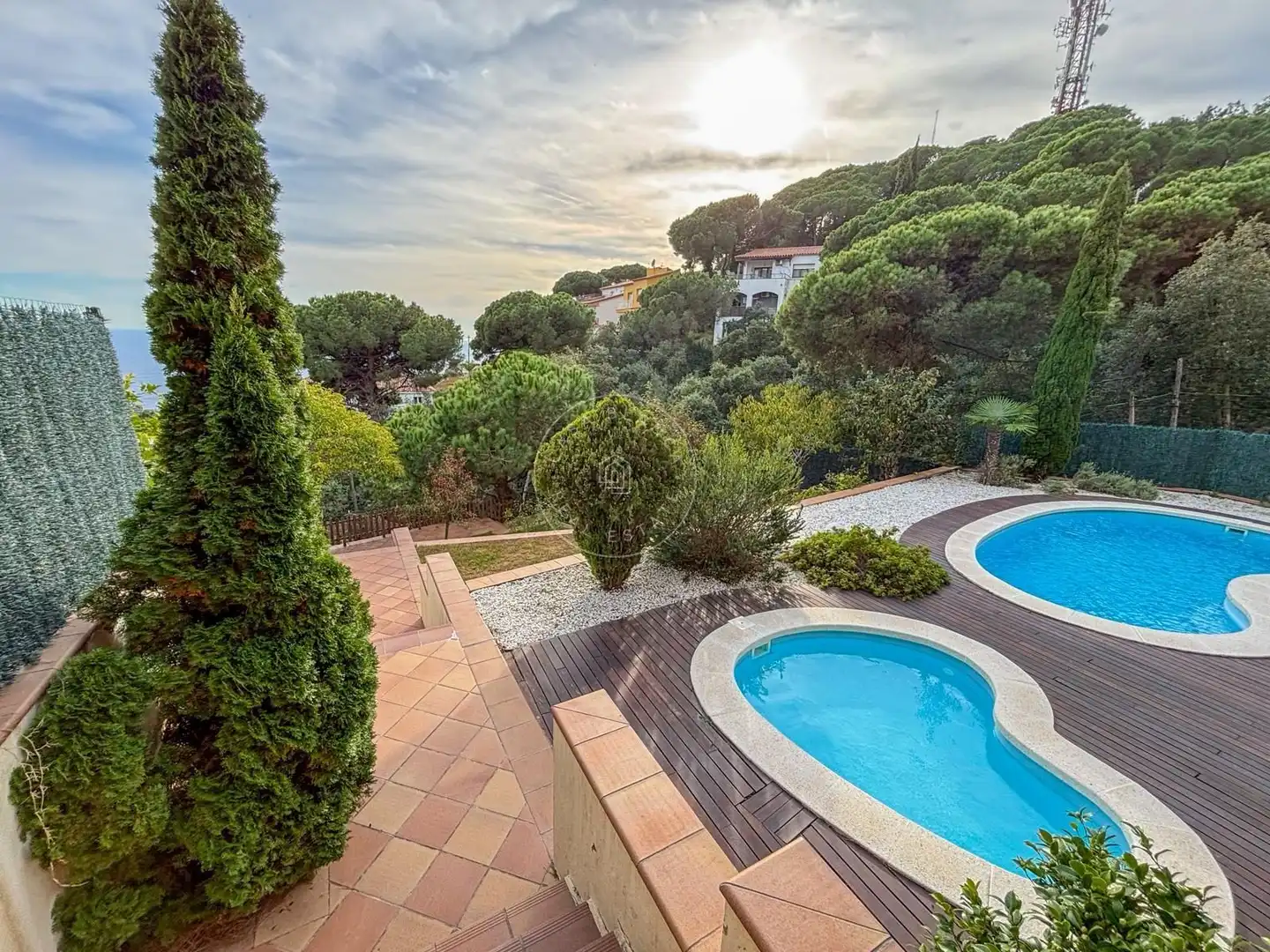 Jardín de Casa o chalet en venta en Lloret de Mar con Aire acondicionado, Calefacción y Jardín privado