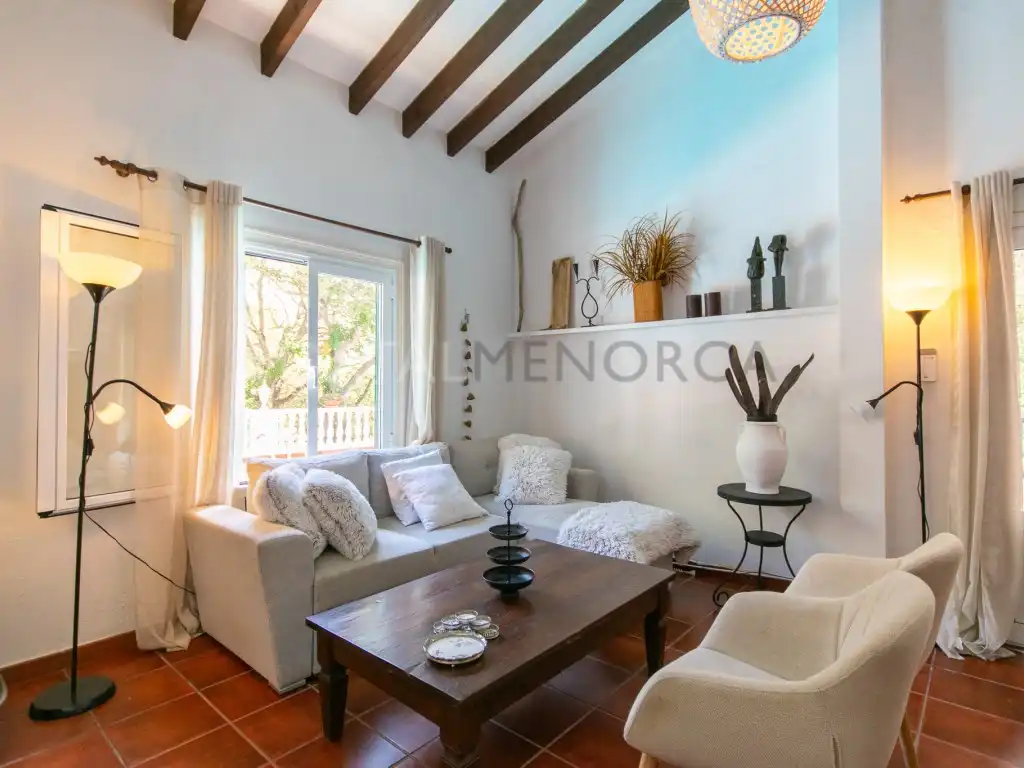 Sala d'estar de Casa o xalet en venda en Es Mercadal amb Aire condicionat i Piscina