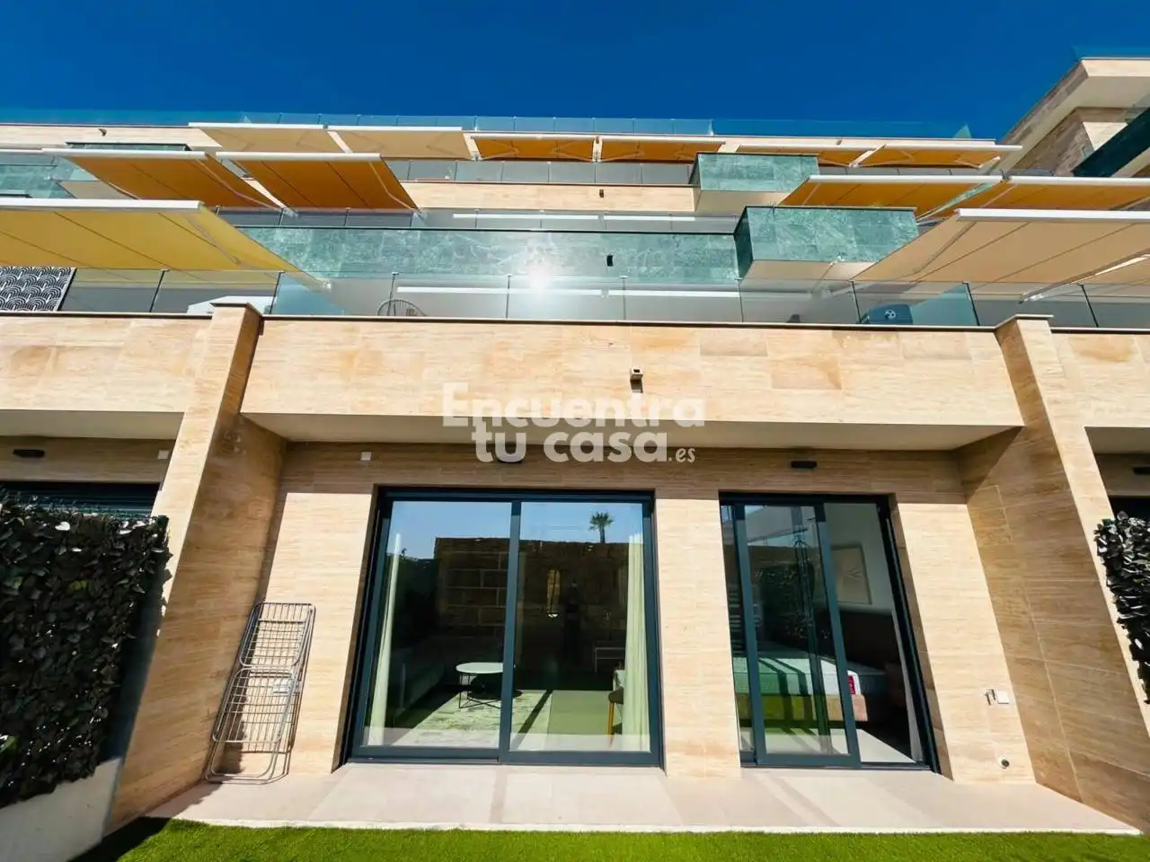 Außenansicht von Wohnung zur Miete in Finestrat mit Klimaanlage, Heizung und Terrasse