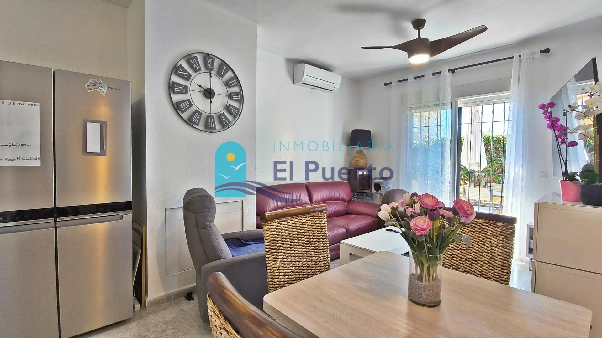 Sala de estar de Casa o chalet en venta en Mazarrón con Aire acondicionado, Calefacción y Jardín privado