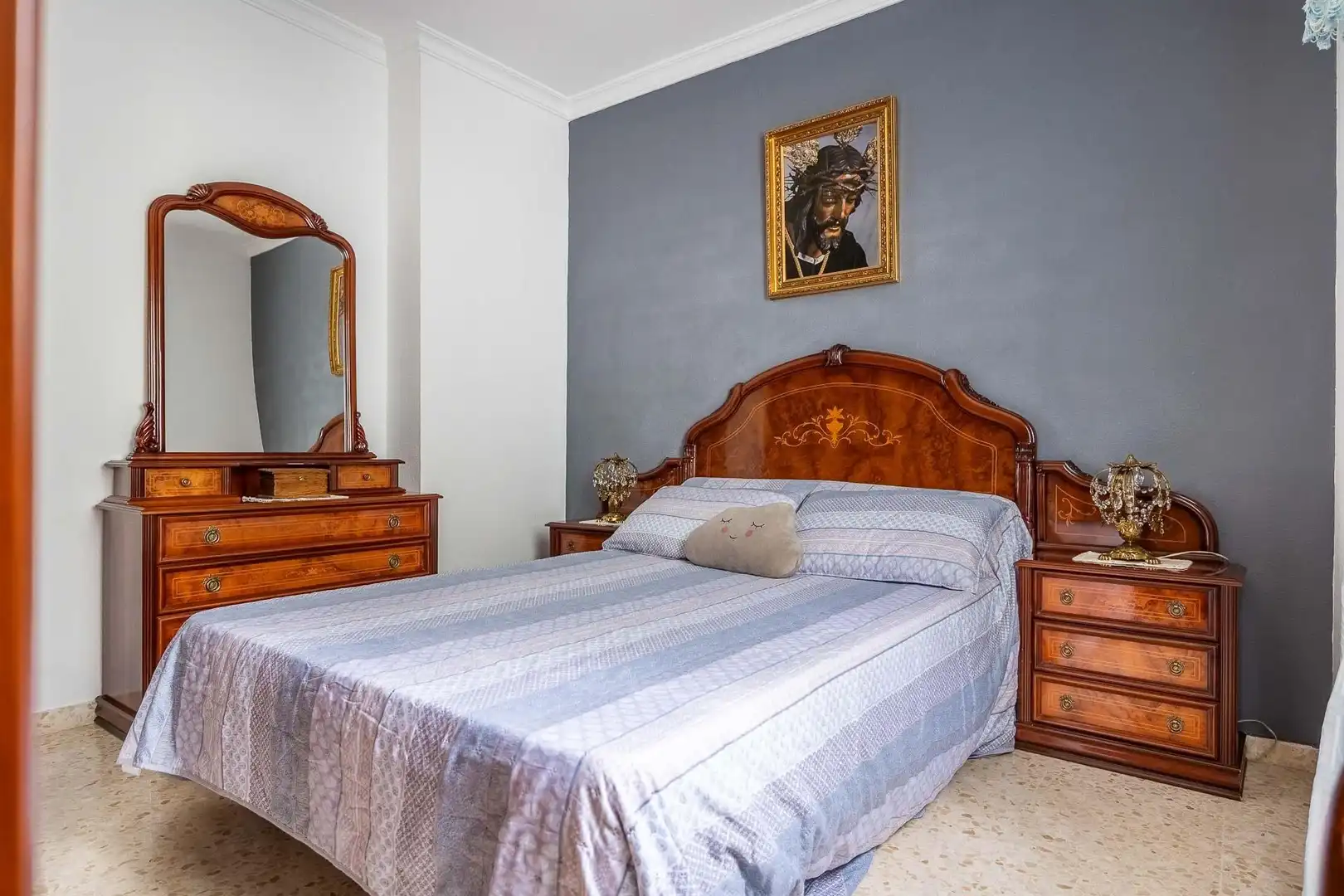 Bedroom of Flat for sale in Dos Hermanas  with Air Conditioner, Terrace and Balcony