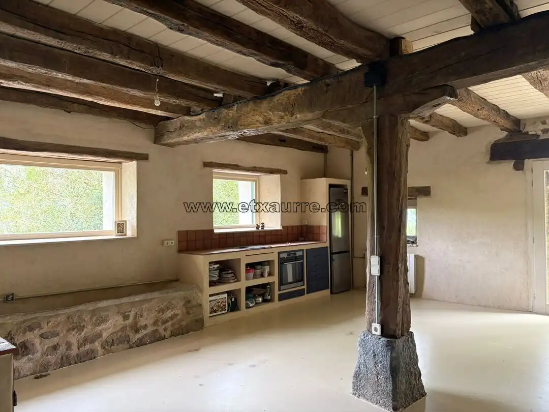 Küche von Country house zur Miete in Laudio / Llodio mit Heizung und Balkon