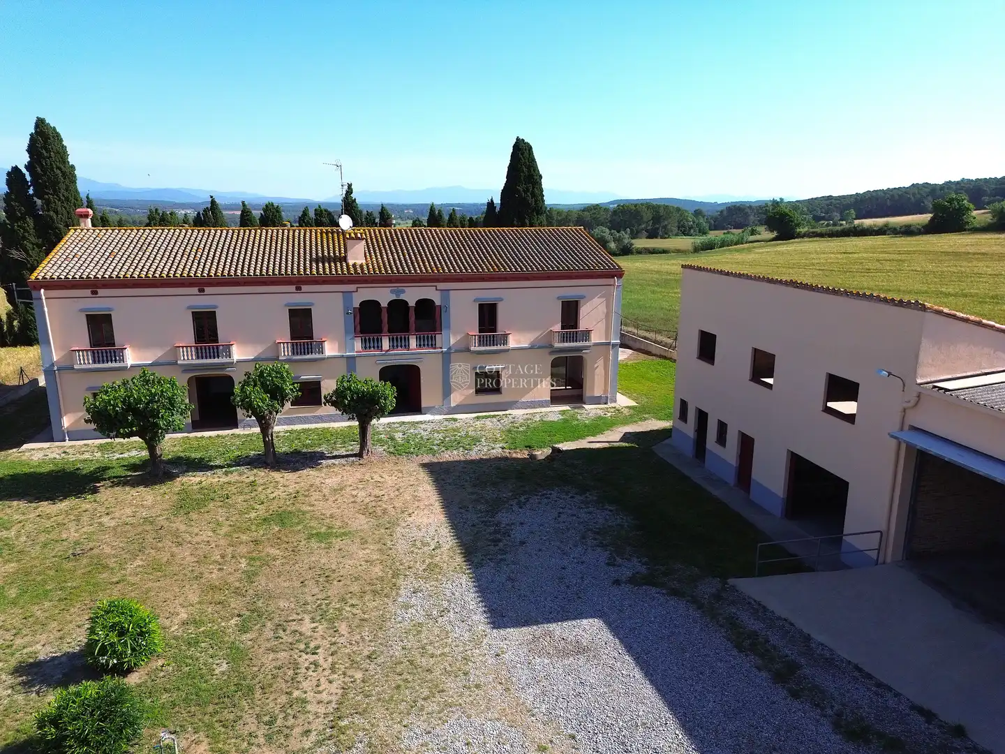 Vista exterior de Finca rústica en venta en Vilademuls con Jardín privado, Terraza y Alarma