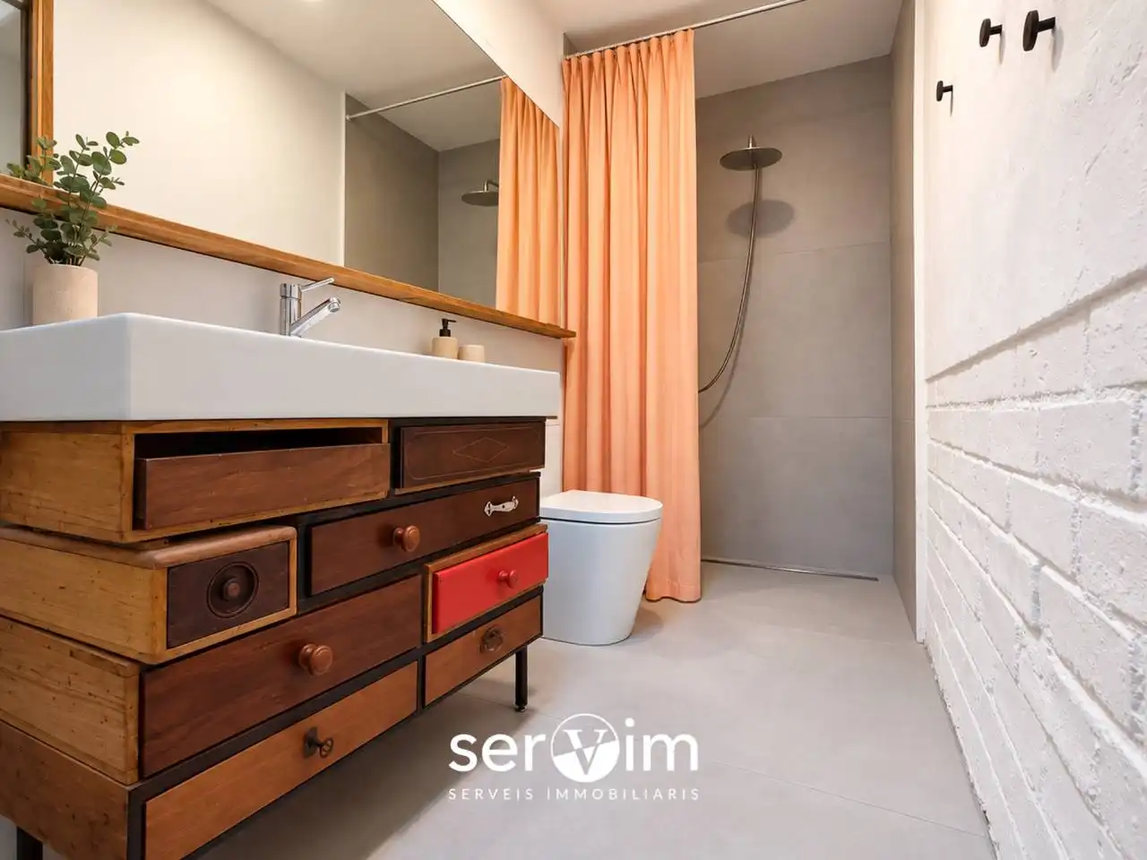 Bathroom of Houses for sale in Girona  with Heating and Terrace