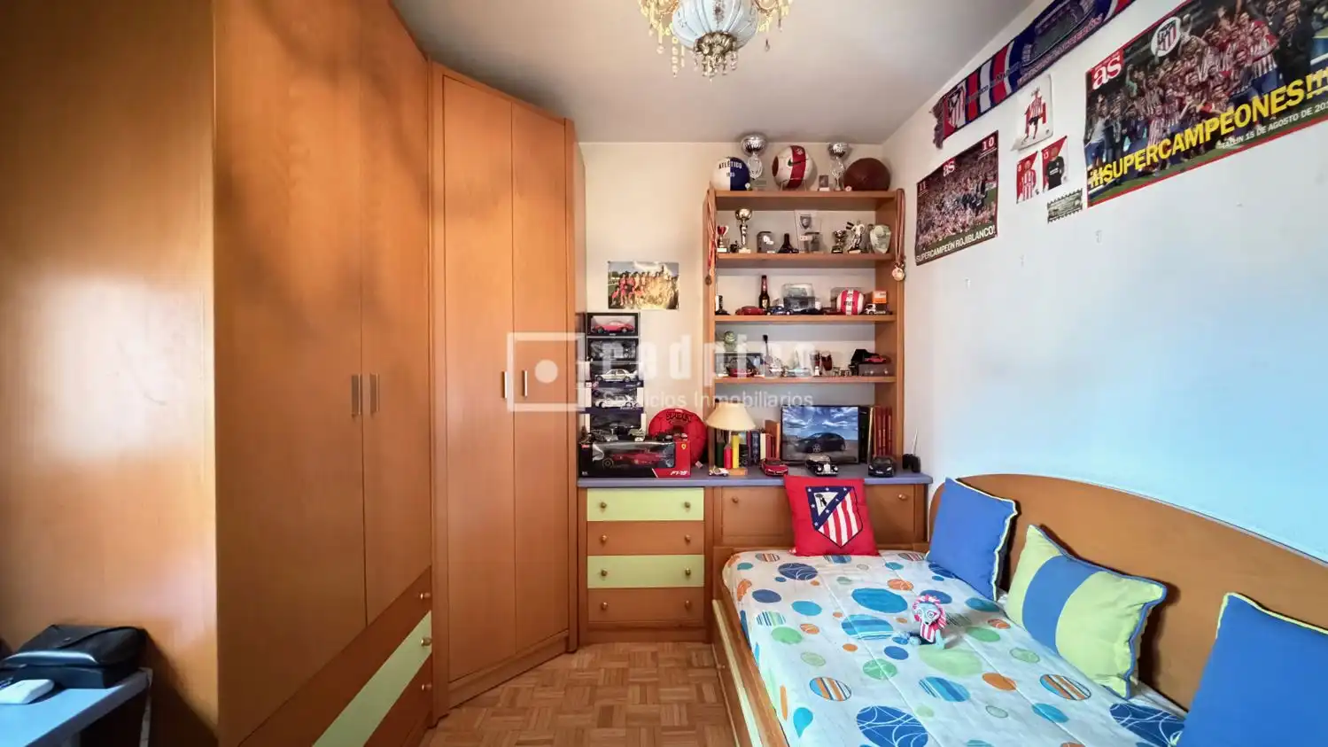 Bedroom of Flat for sale in Leganés  with Heating, Parquet flooring and Terrace
