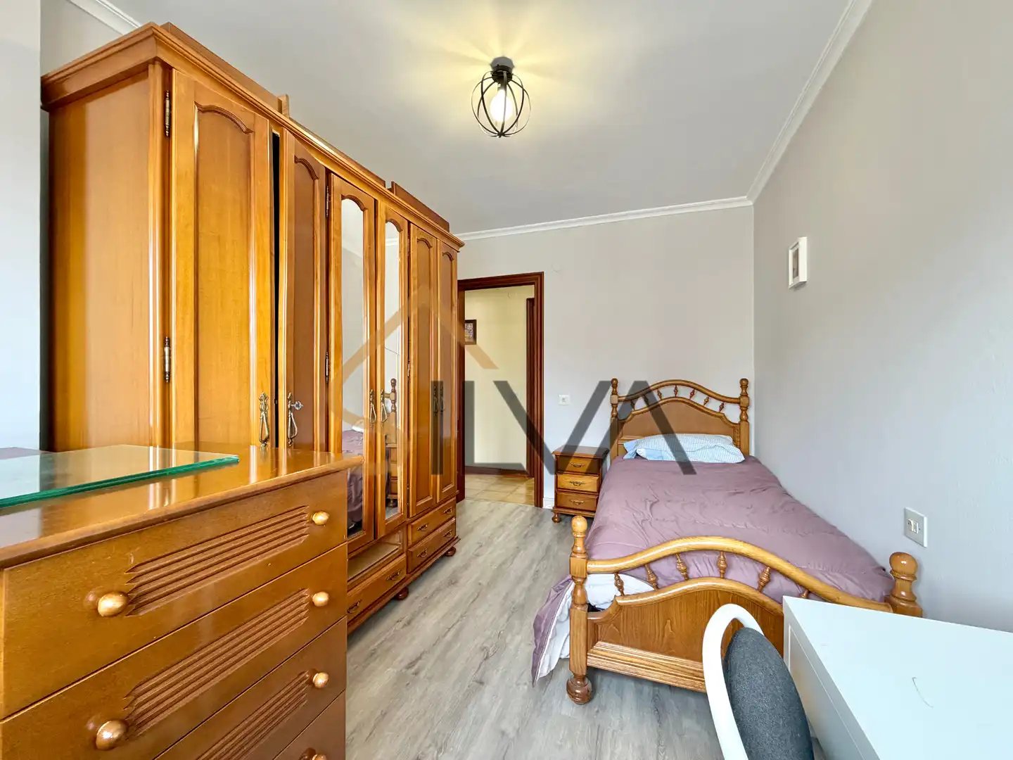 Bedroom of Flat for sale in Lugo  with Heating, Storage room and Furnished
