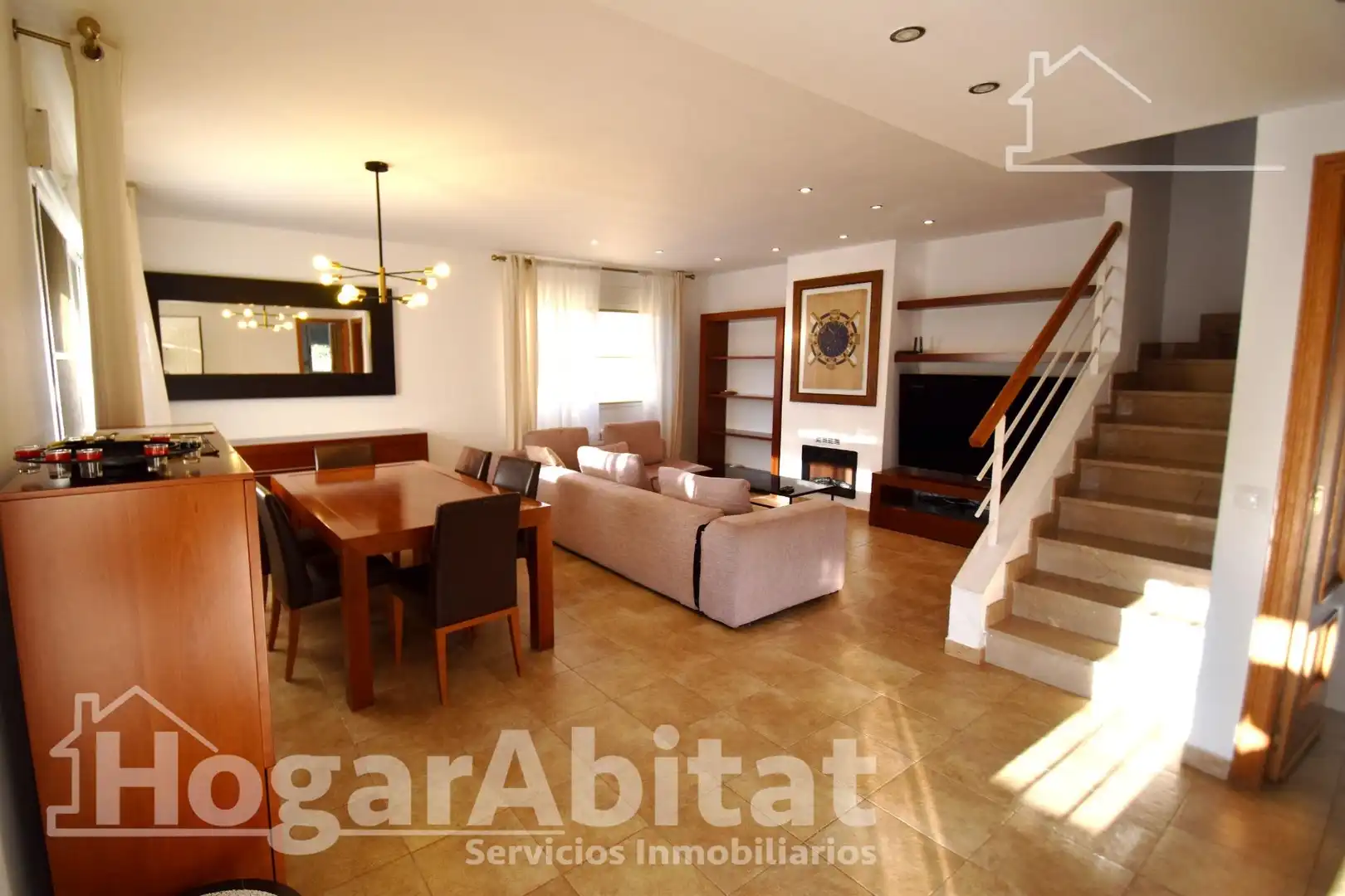 Sala d'estar de Casa o xalet en venda en Borriol amb Calefacció, Jardí privat i Terrassa