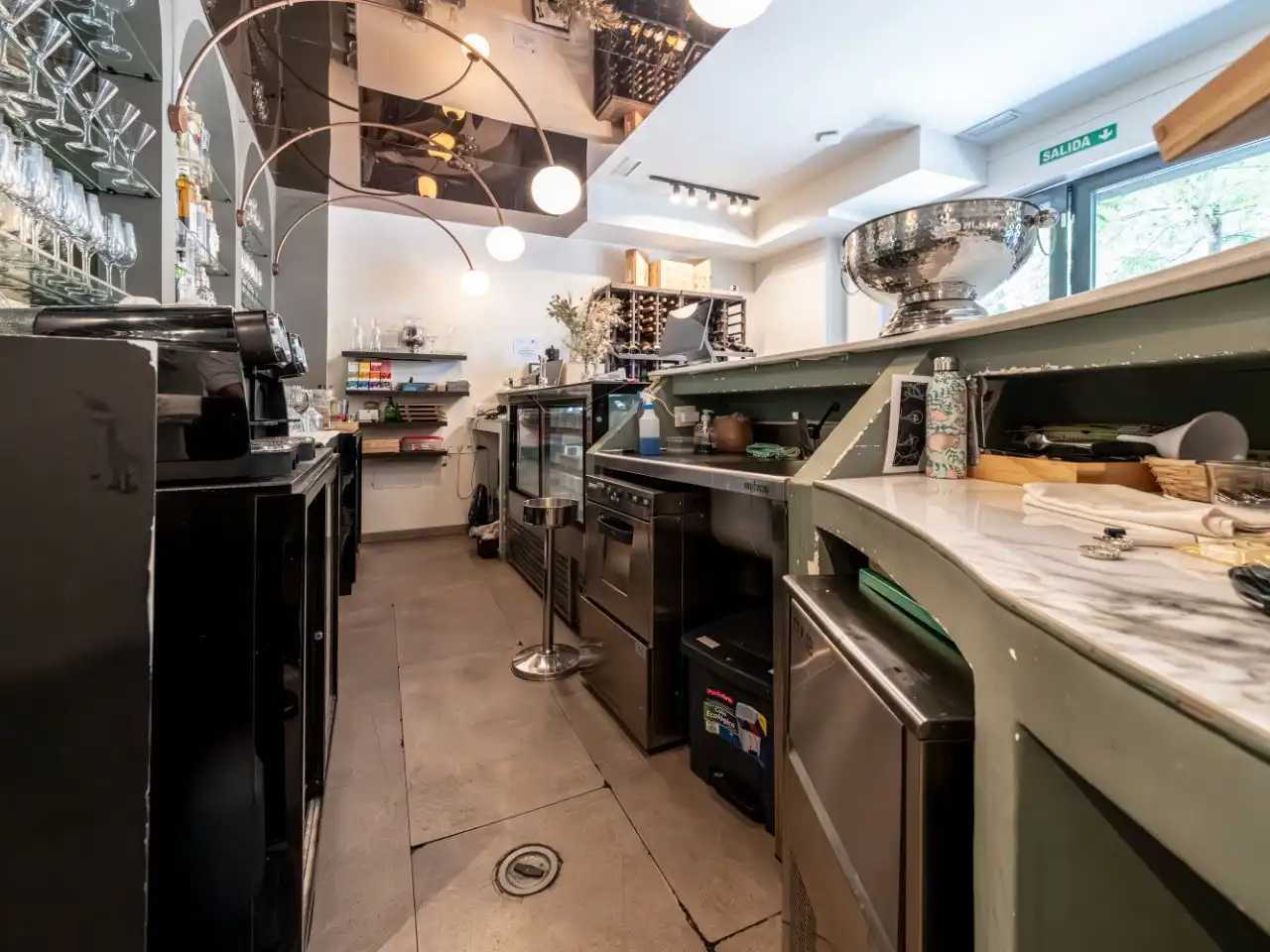 Cocina de Local en traspaso en Madrid con Aire acondicionado, Calefacción y Terraza