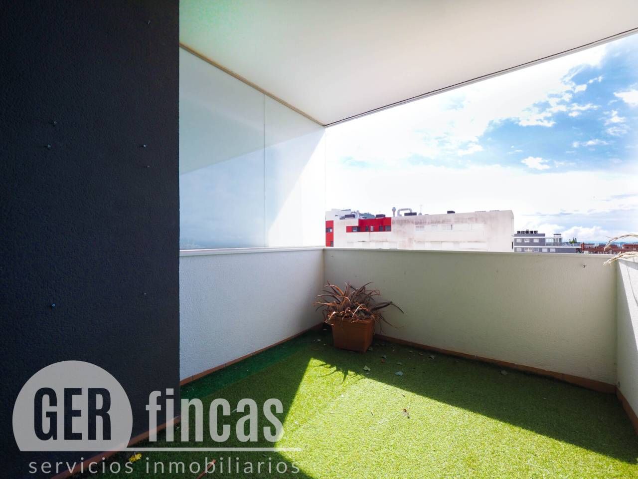 Terrace of Flat to rent in Terrassa  with Heating, Terrace and Storage room