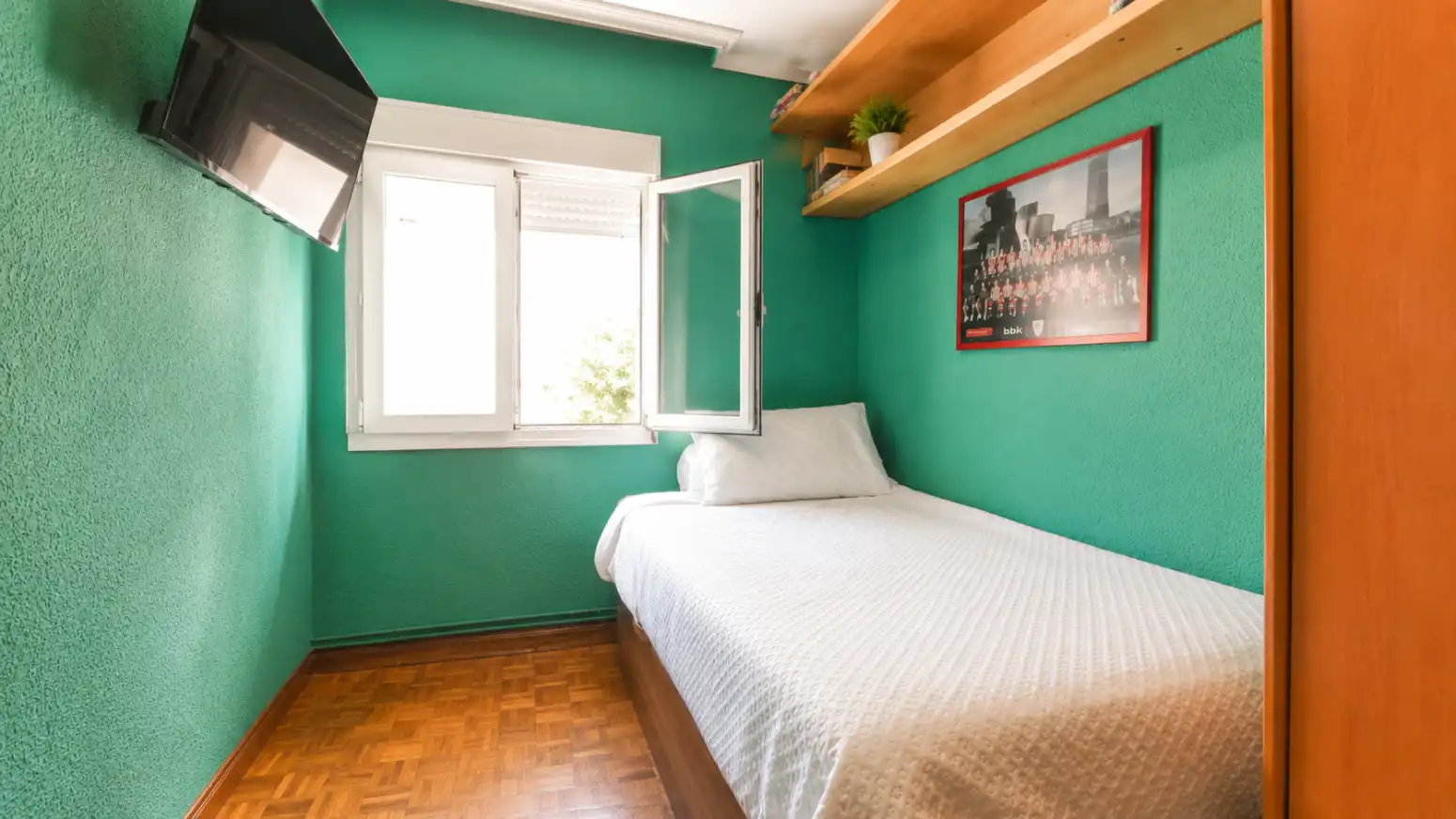 Schlafzimmer von Wohnung zum Verkauf in Santander mit Heizung und Parkett