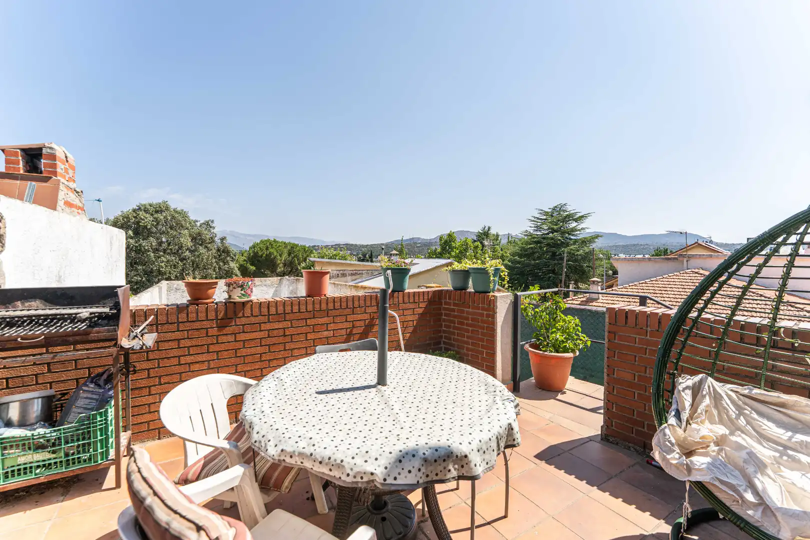 Terrassa de Casa o xalet en venda en Collado Villalba amb Calefacció, Jardí privat i Terrassa