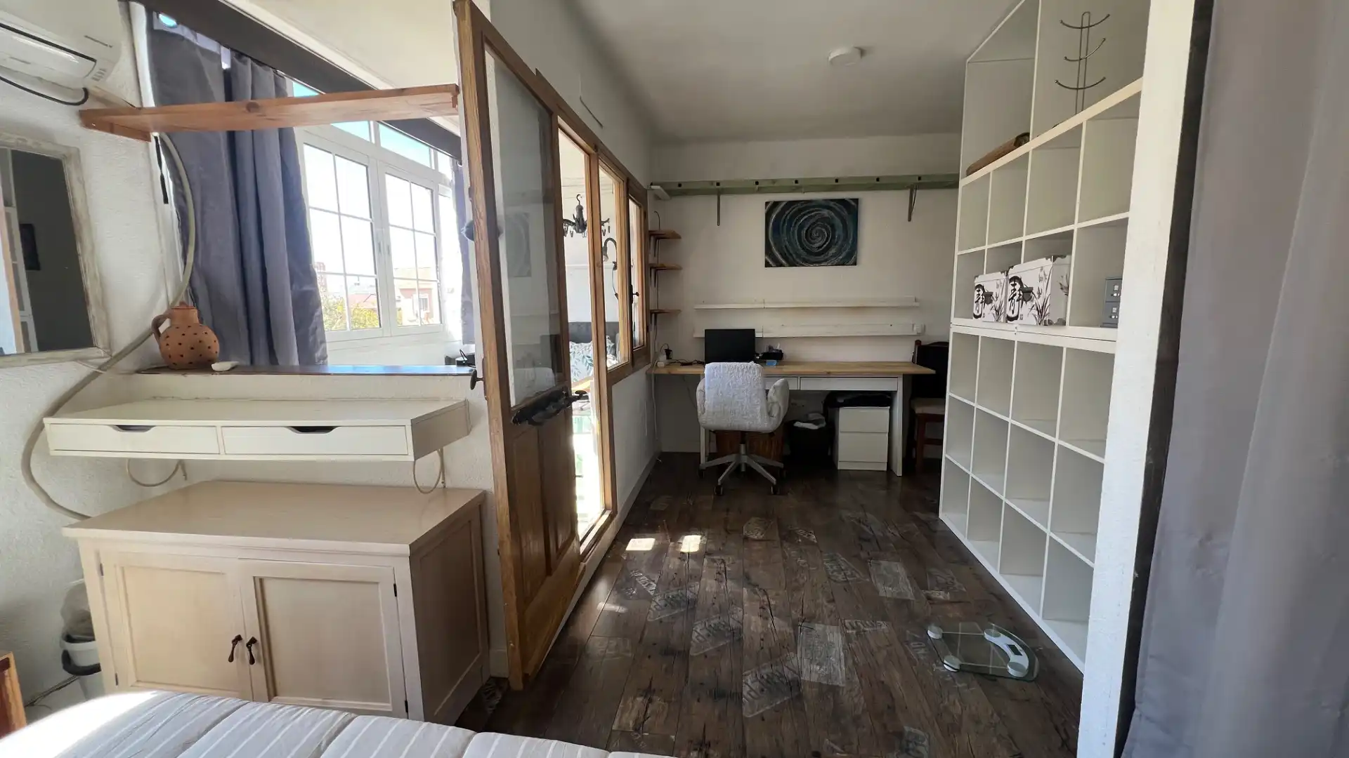 Schlafzimmer von Wohnung zum Verkauf in Málaga mit Klimaanlage, Terrasse und Möbliert