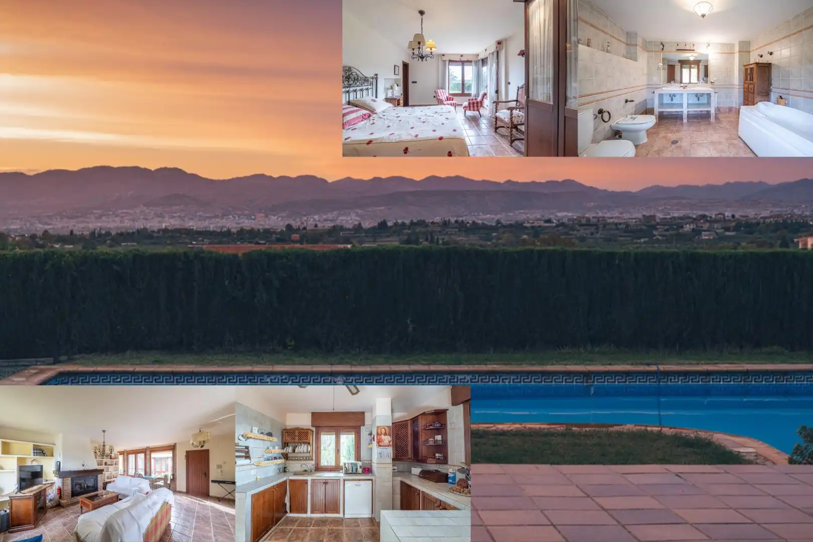 Außenansicht von Haus oder Chalet zum Verkauf in Alhendín mit Heizung, Privatgarten und Terrasse