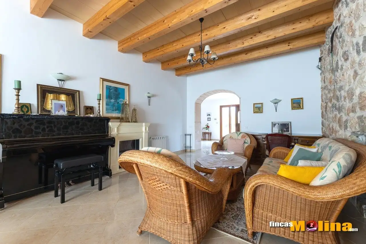 Sala d'estar de Casa o xalet en venda en  Palma de Mallorca amb Aire condicionat, Calefacció i Jardí privat