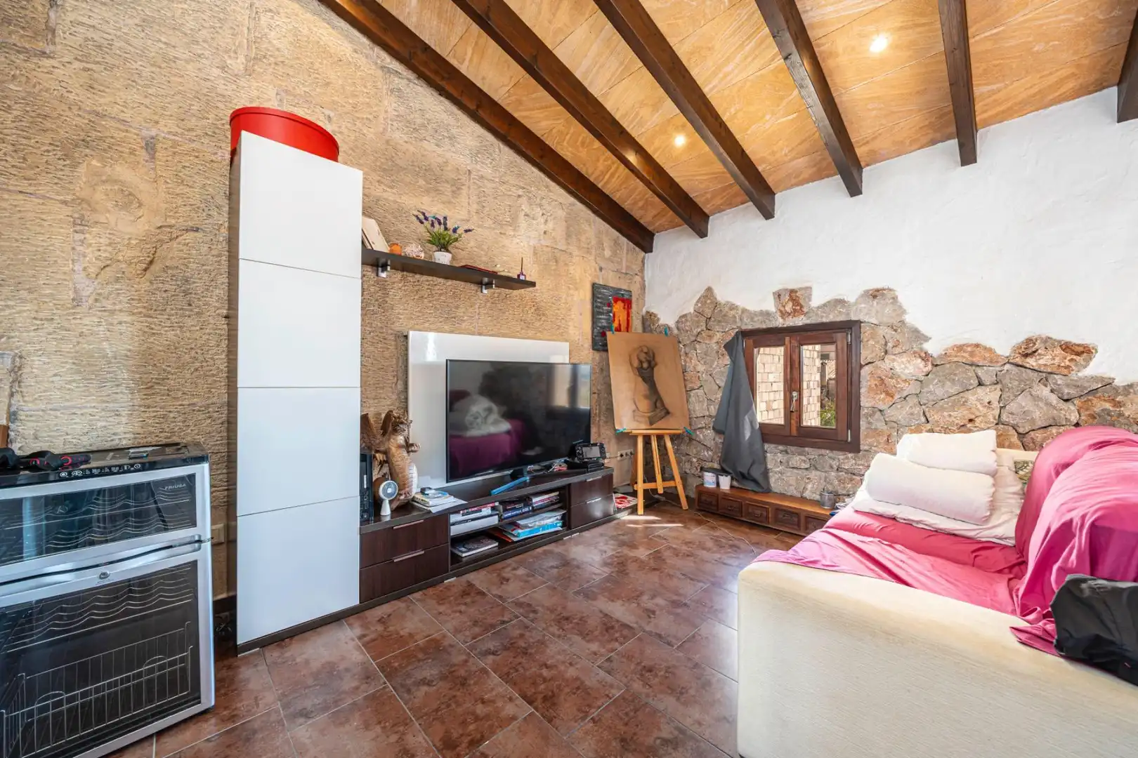 Sala d'estar de Casa o xalet en venda en Vilafranca de Bonany