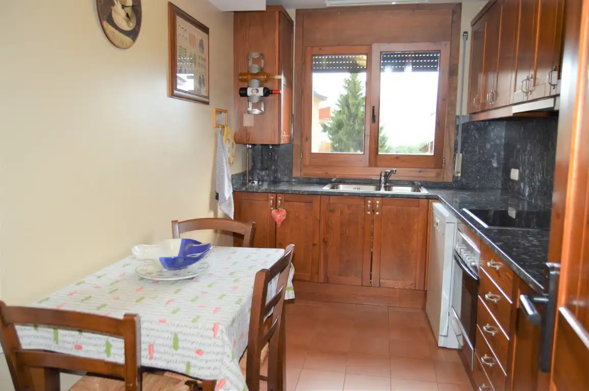 Kitchen of Apartments for rent in Puigcerdà  with Heating, Parquet flooring and Terrace