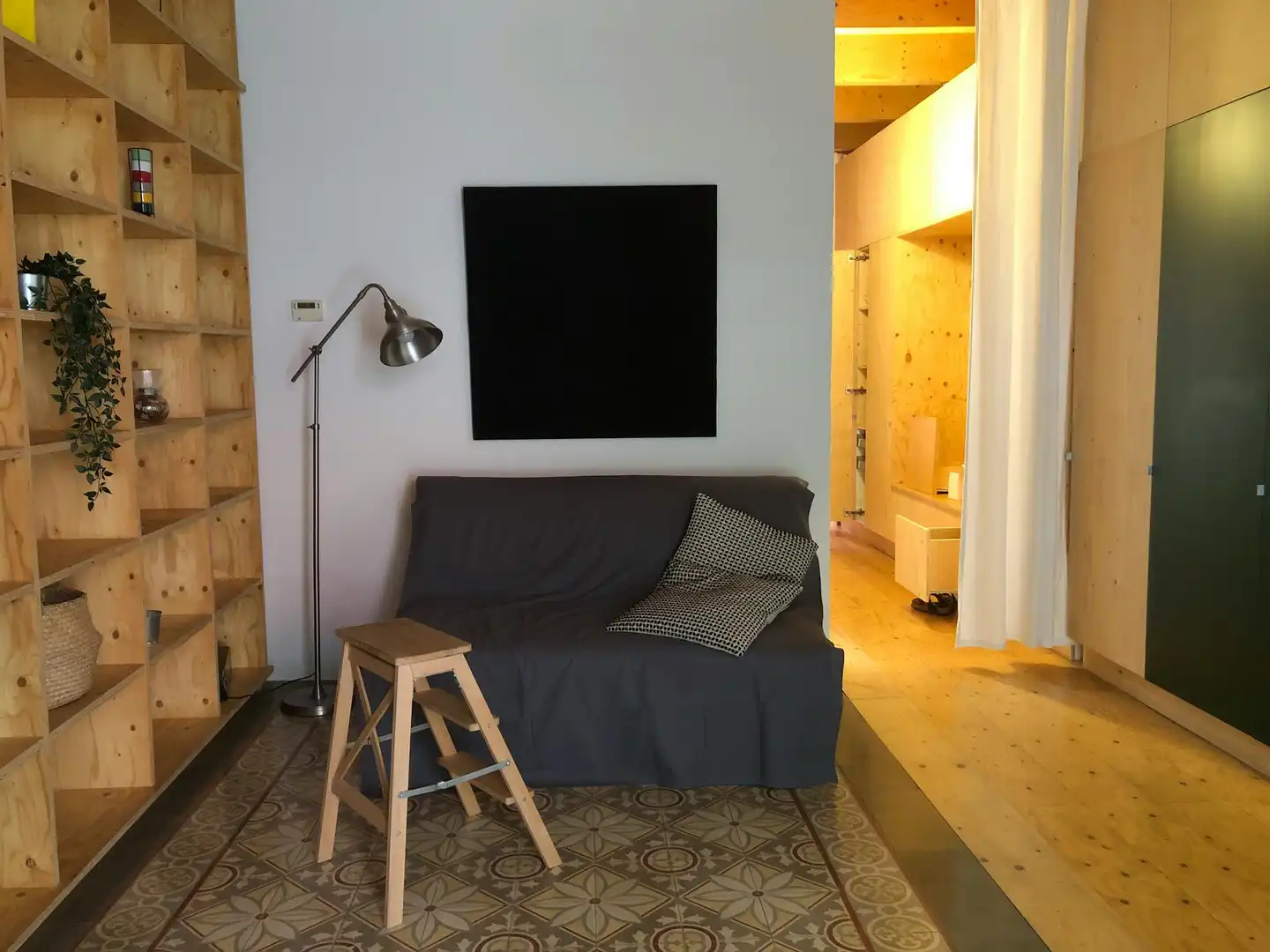 Living room of Flat for rent in Barcelona  with Air Conditioner, Heating and Furnished