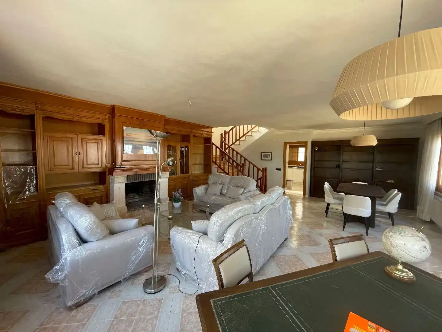Sala d'estar de Casa o xalet de lloguer en La Pobla de Farnals amb Aire condicionat, Parquet i Traster