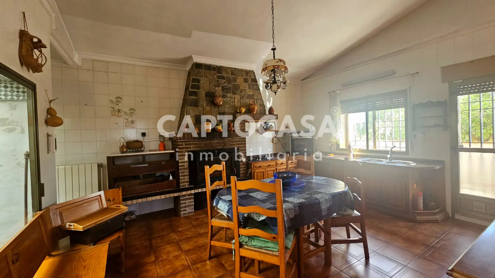 Esszimmer von Country house zum Verkauf in Cartagena mit Klimaanlage, Heizung und Privatgarten