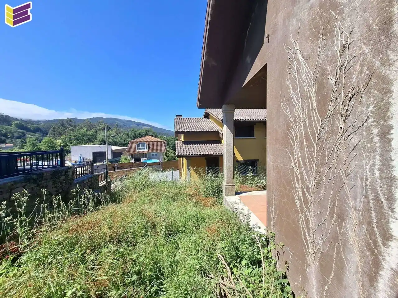 Außenansicht von Haus oder Chalet zum Verkauf in Vilaboa mit Privatgarten und Terrasse