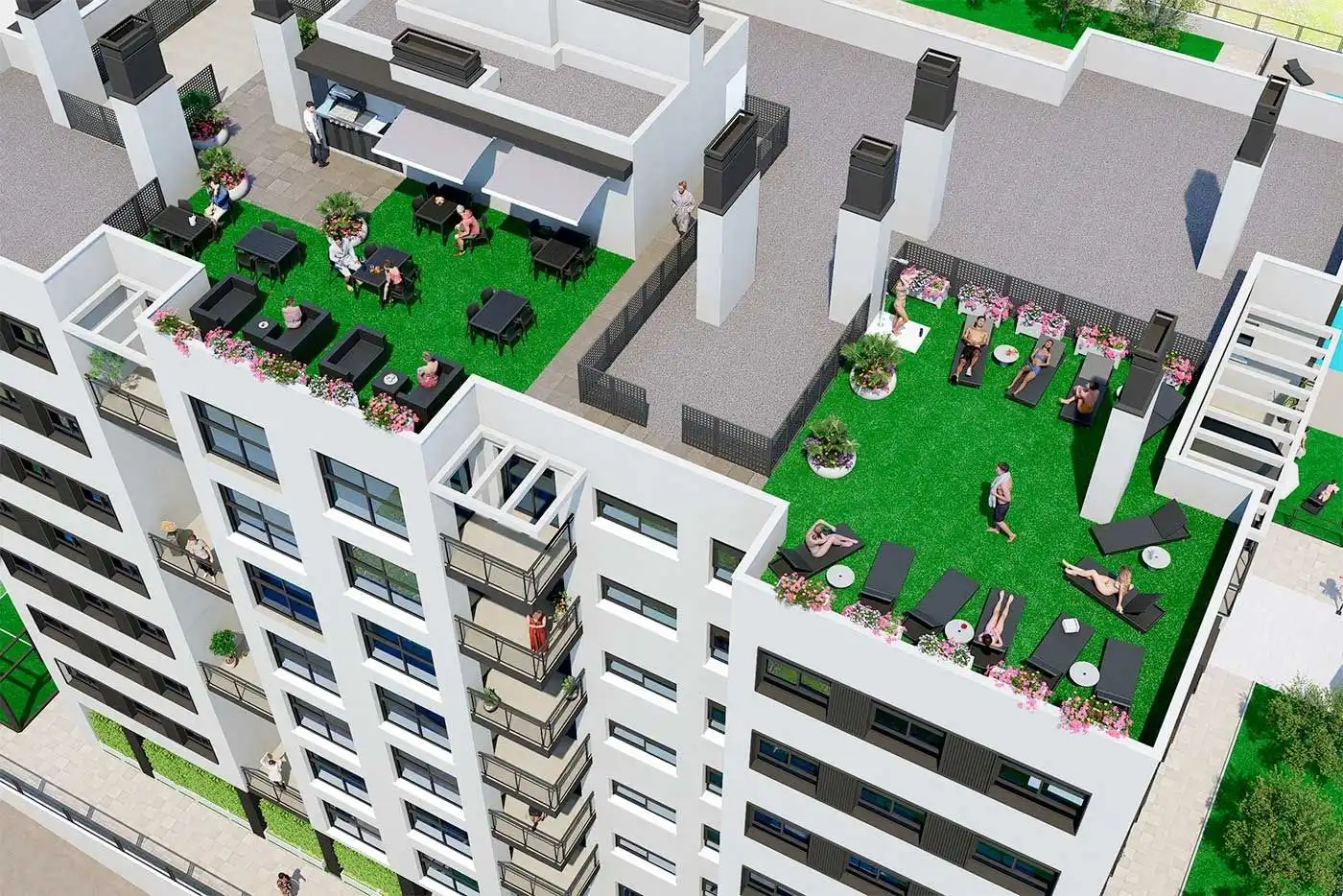 Terrace of Flat for sale in Borriol  with Air Conditioner, Heating and Terrace