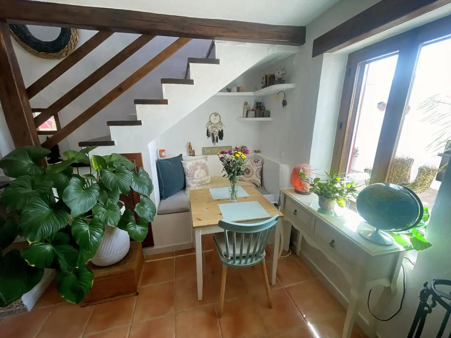Dining room of Country homes for sale in Villanueva de la Concepción  with Air Conditioner, Heating and Private garden