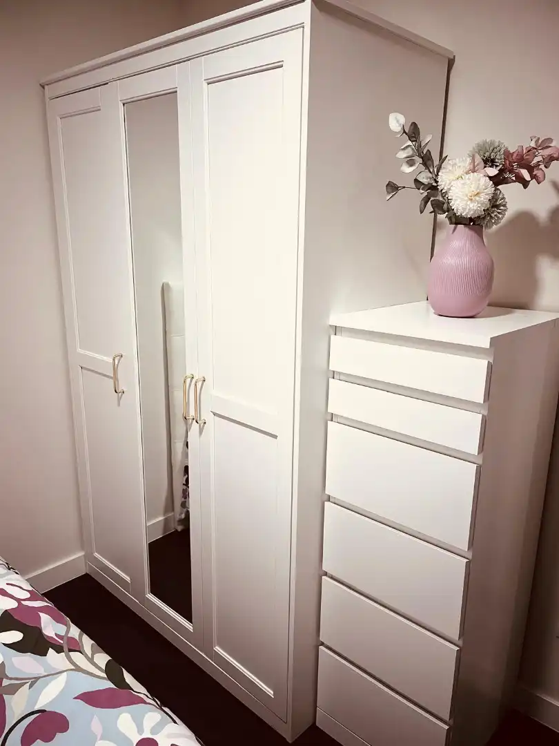 Schlafzimmer von Wohnung zur Miete in Burgos mit Möbliert