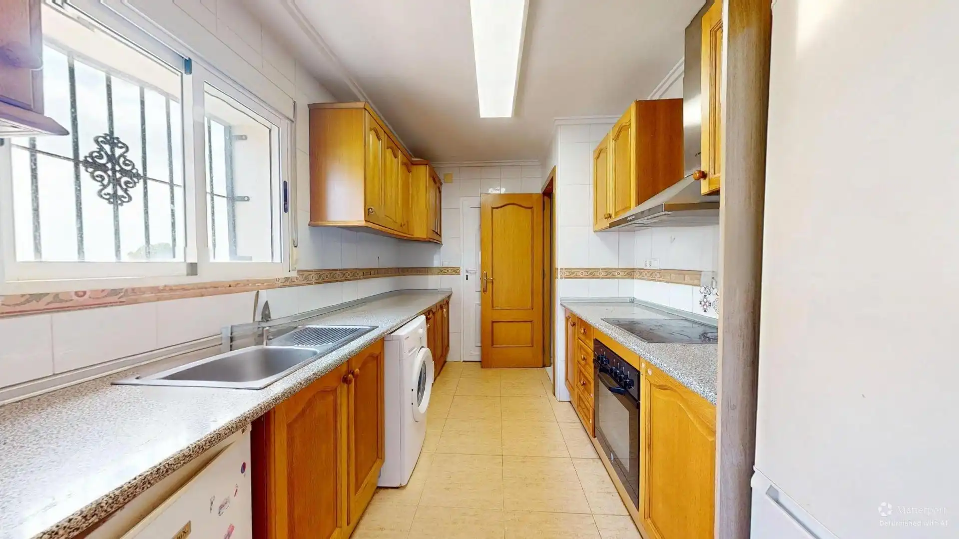 Cocina de Casa adosada en venta en Monforte del Cid con Jardín privado