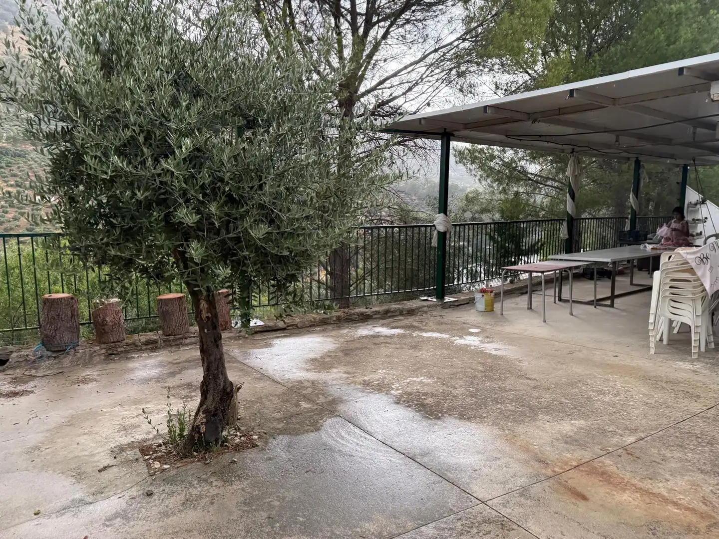 Terrasse von Country house zum Verkauf in Jaén mit Privatgarten, Terrasse und Schwimmbad