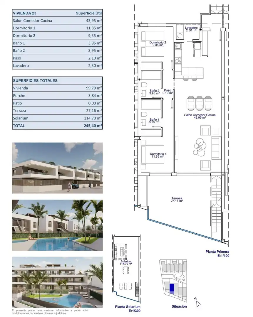 Piso con terraza en venta en Pilar de la Horadada ciudad, imagen 14