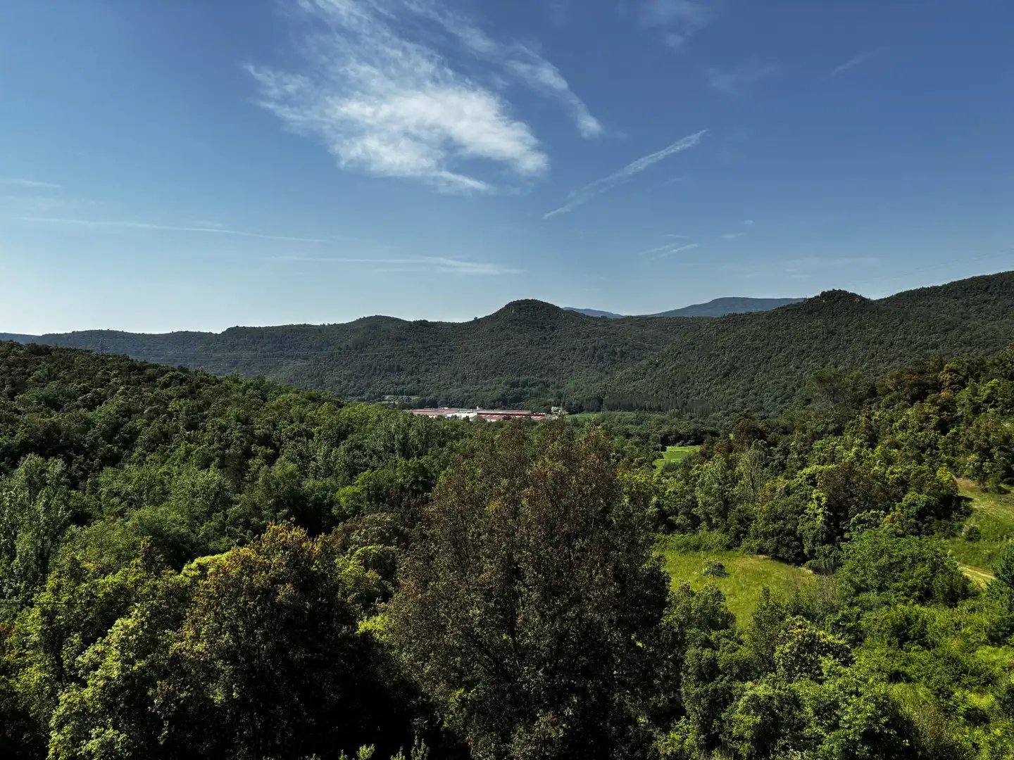 Jardí de Finca rústica en venda en Sant Aniol de Finestres amb Terrassa i Piscina