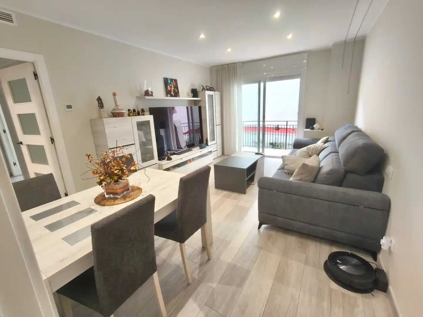 Sala de estar de Piso en venta en Arenys de Mar con Aire acondicionado, Calefacción y Parquet