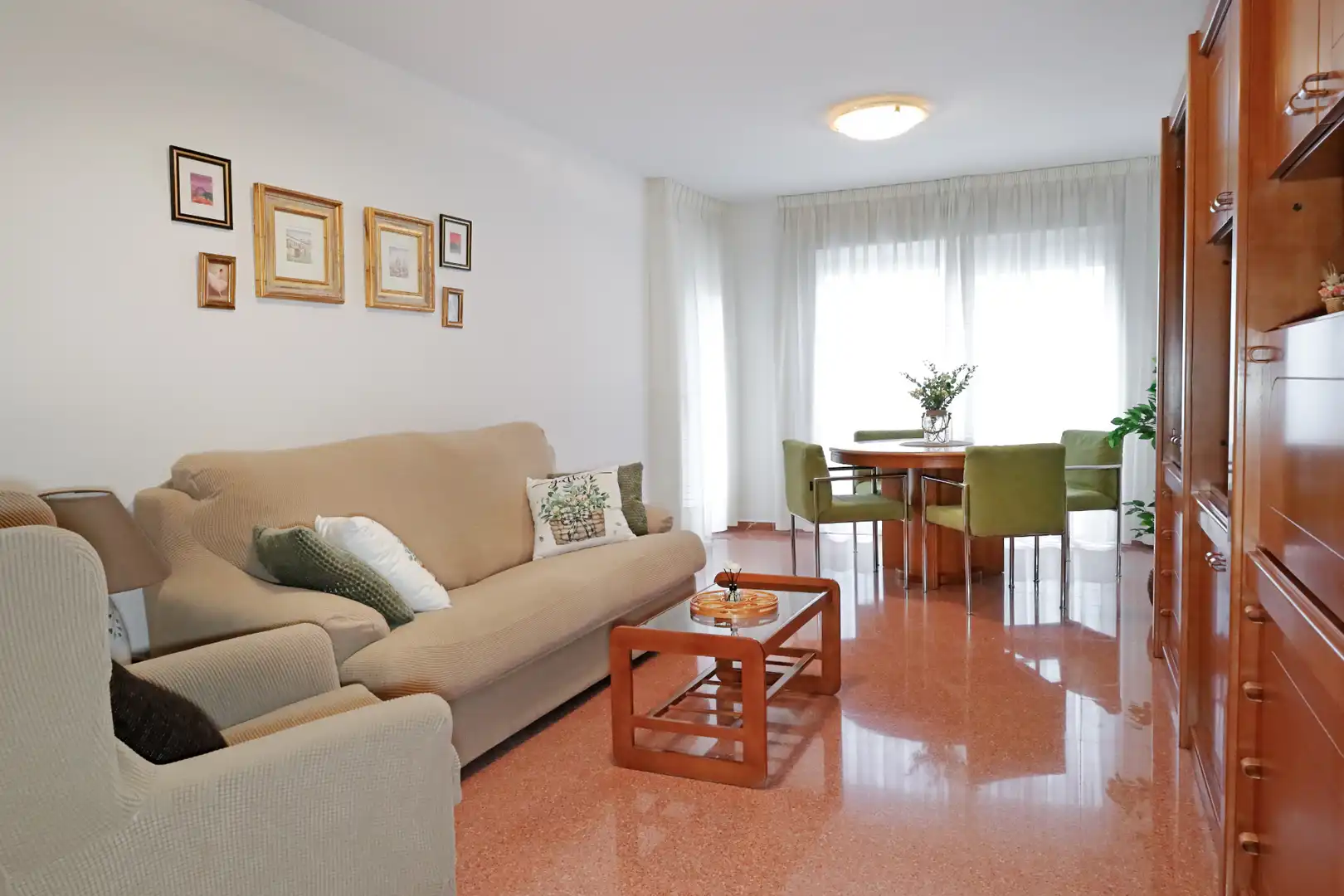 Sala de estar de Piso de alquiler en Jijona / Xixona con Calefacción, Terraza y Amueblado