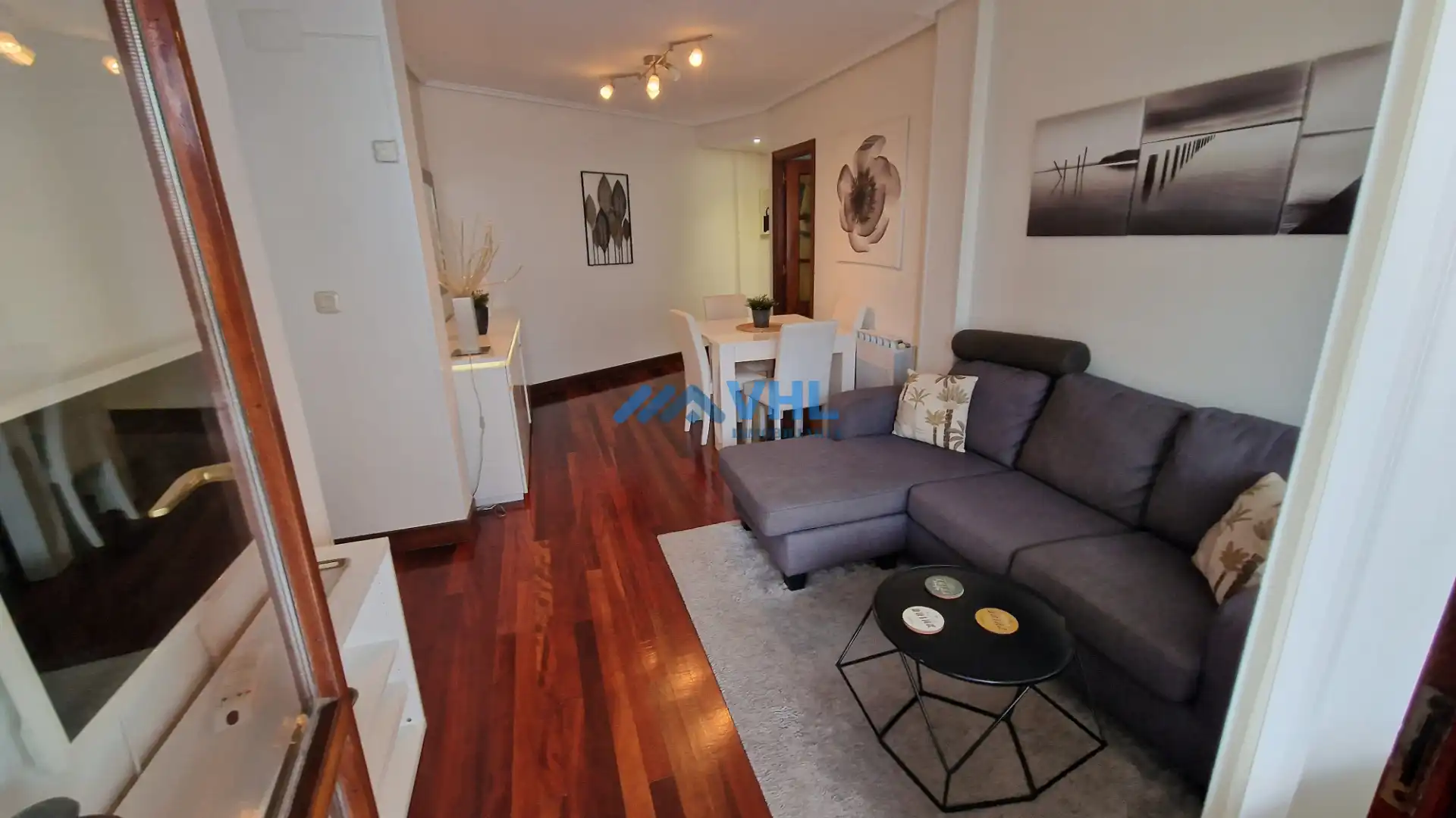 Wohnzimmer von Wohnung zur Miete in Castro-Urdiales mit Heizung, Terrasse und Möbliert