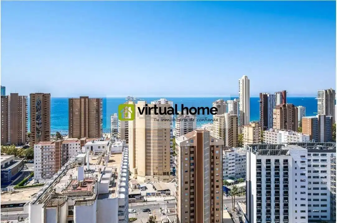 Exterior view of Flat for sale in Benidorm  with Air Conditioner, Terrace and Furnished