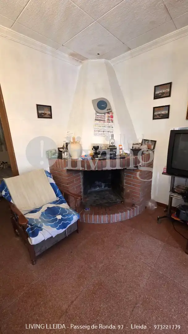 Living room of Houses for sale in Puigverd de Lleida  with Private garden, Swimming Pool and Furnished