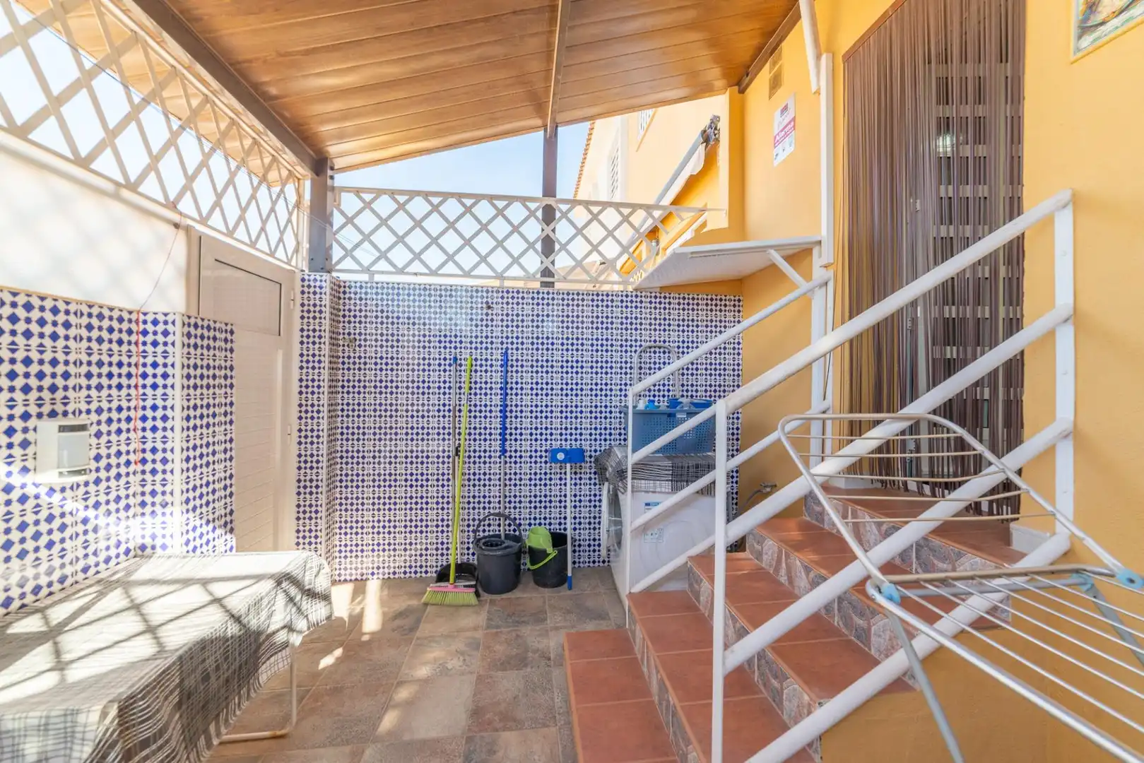 Terrassa de Casa adosada en venda en San Javier amb Aire condicionat, Jardí privat i Terrassa