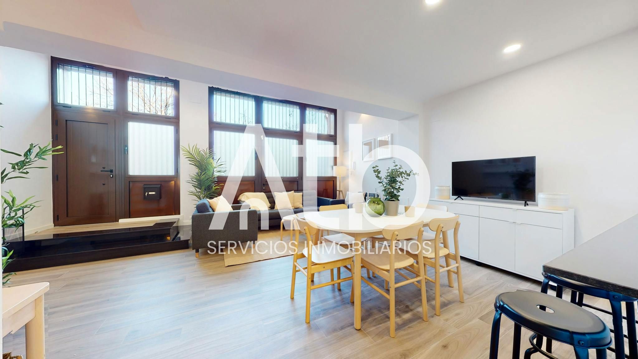 Living room of Flat for rent in  Barcelona Capital  with Heating, Furnished and Washing machine