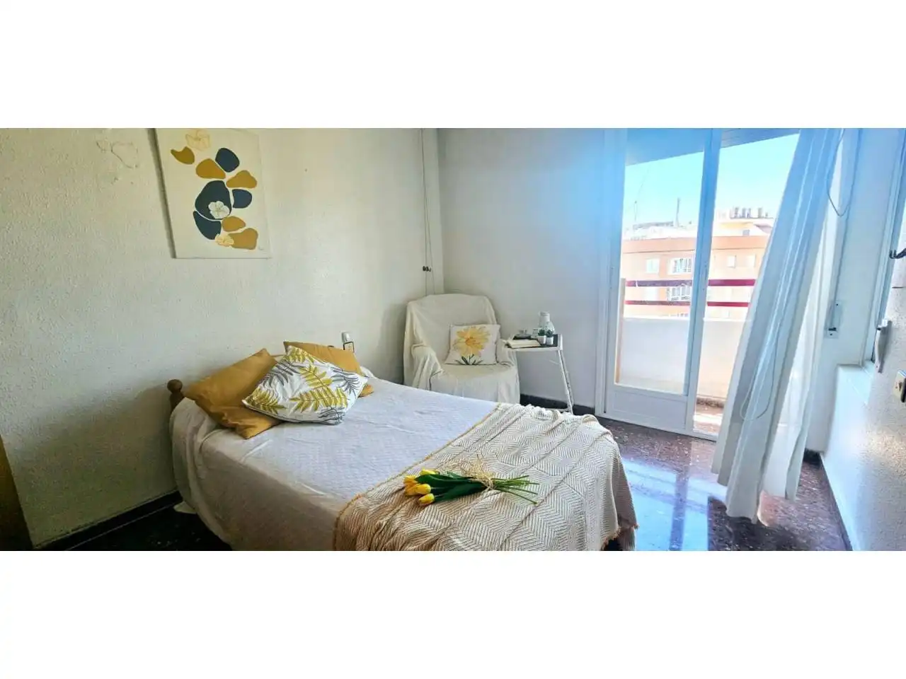 Bedroom of Flat for sale in Casco Urbano