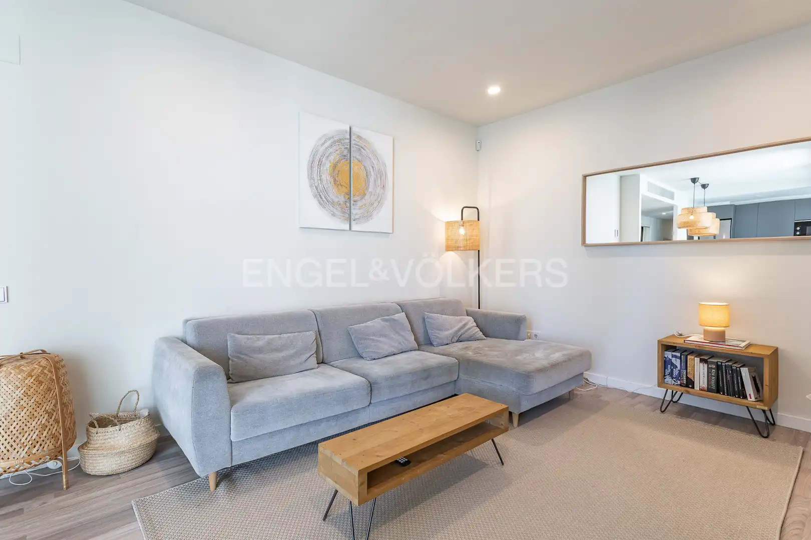 Living room of Flat for sale in Sant Adrià de Besòs  with Air Conditioner, Heating and Parquet flooring
