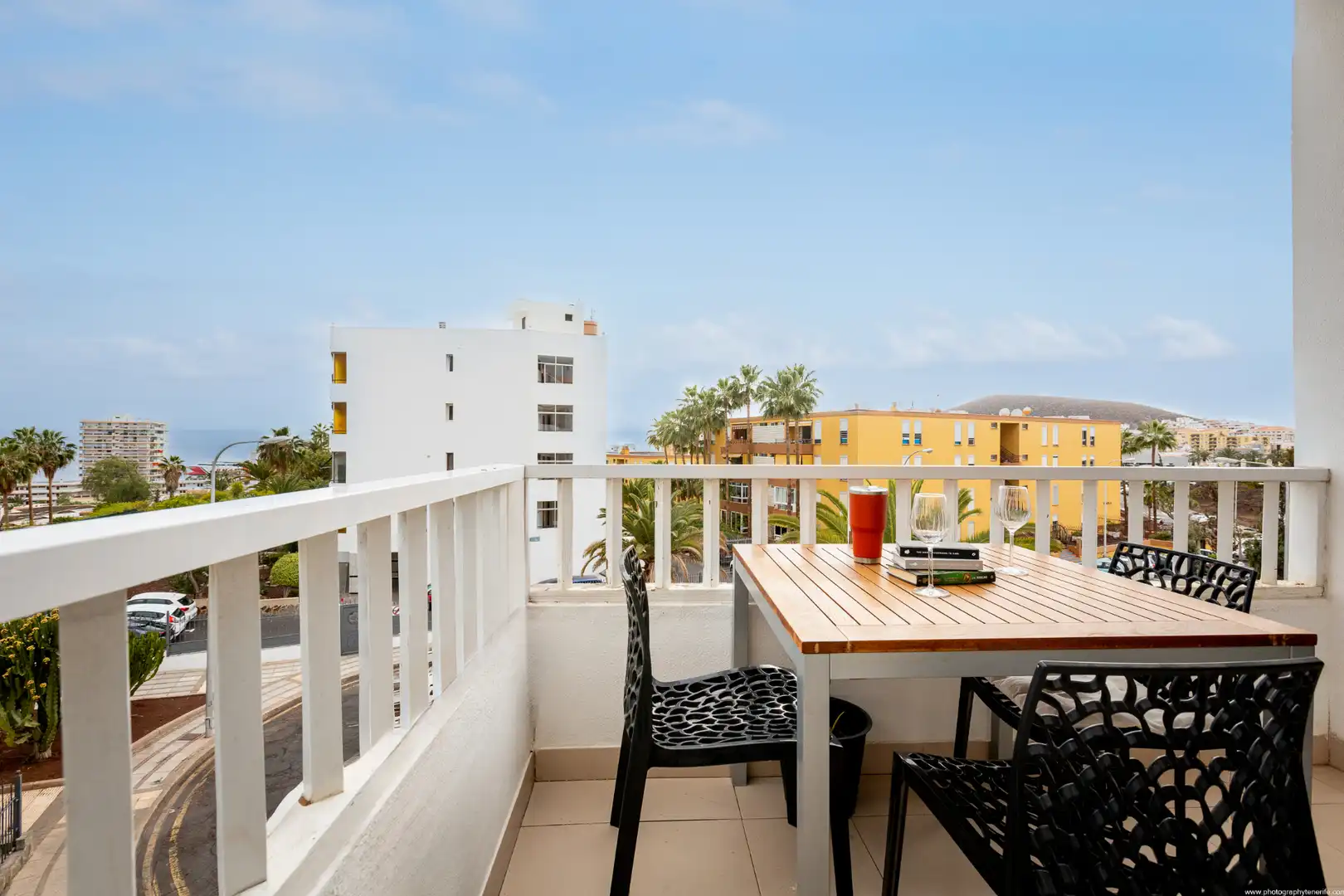 Terraza de Apartamento de alquiler en Arona con Aire acondicionado, Calefacción y Parquet