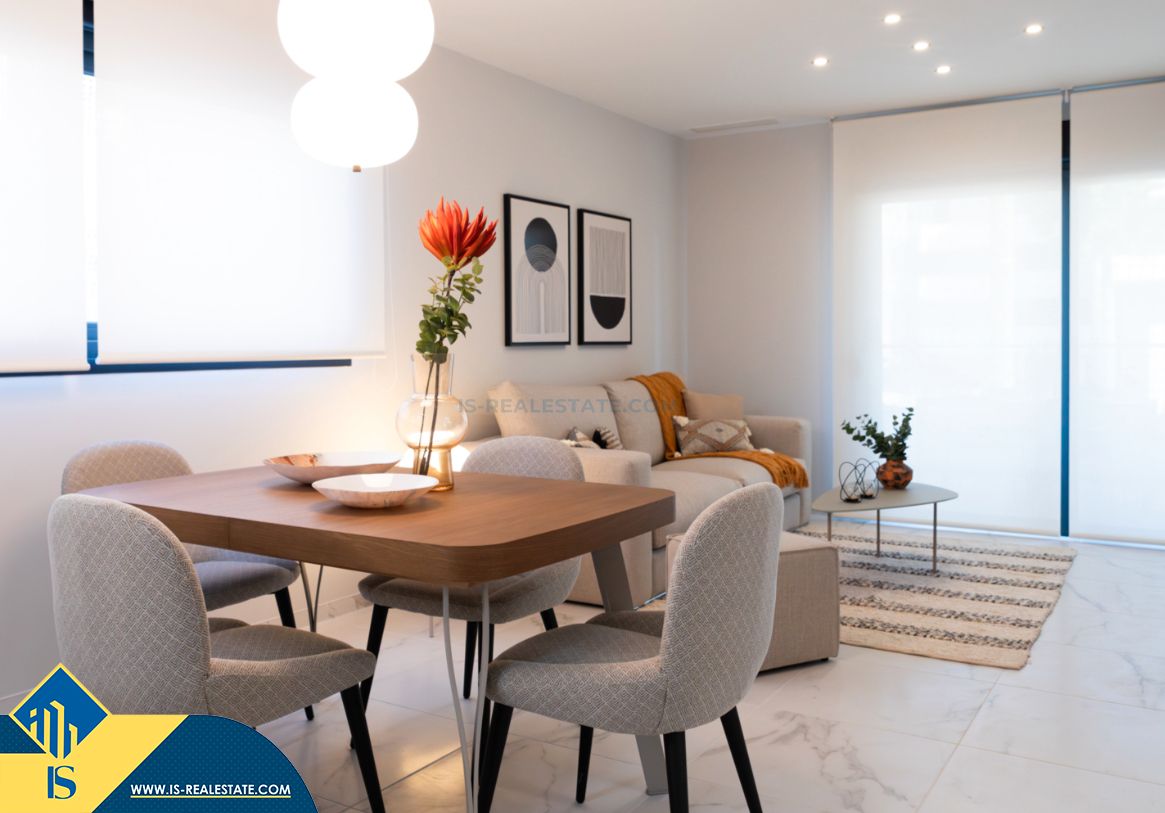 Sala de estar de Apartamento en venta en Orihuela con Balcón y Piscina comunitaria