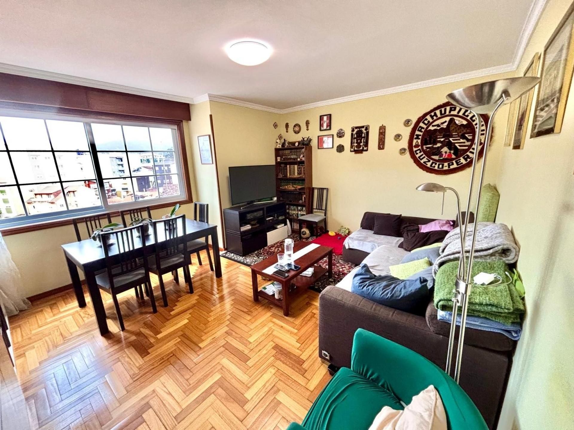Living room of Flat for sale in Cangas   with Heating and Balcony